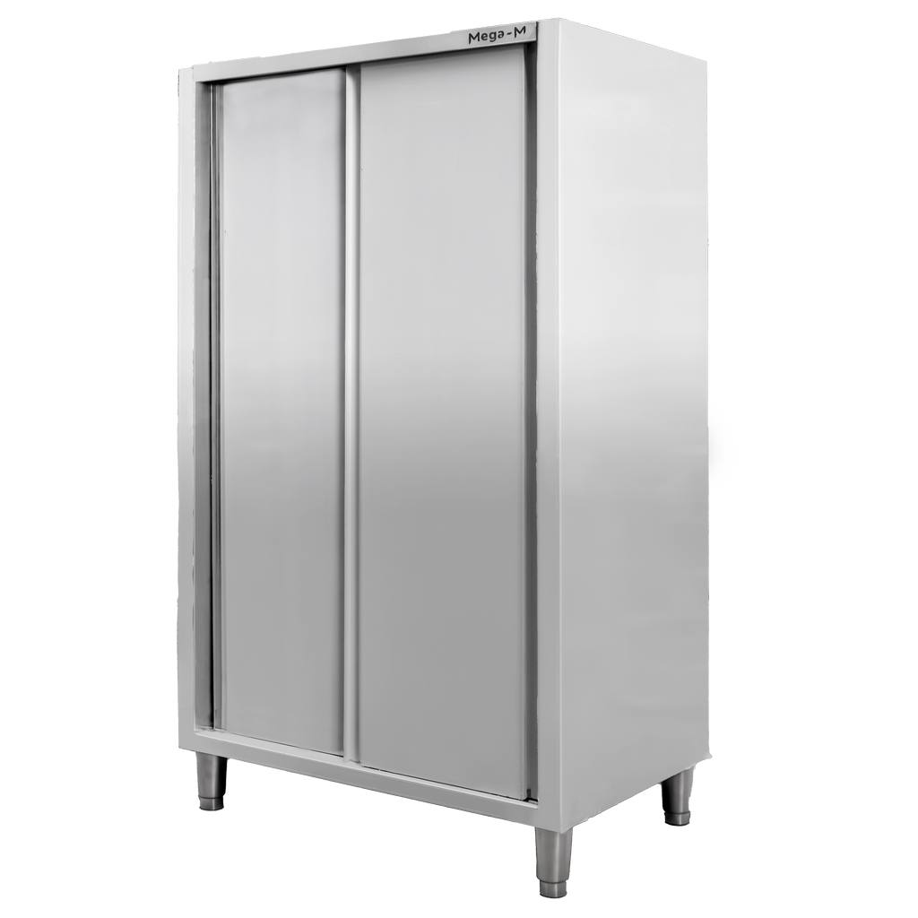 Mega-M 100x60x180 armadio inox passante 2 porte