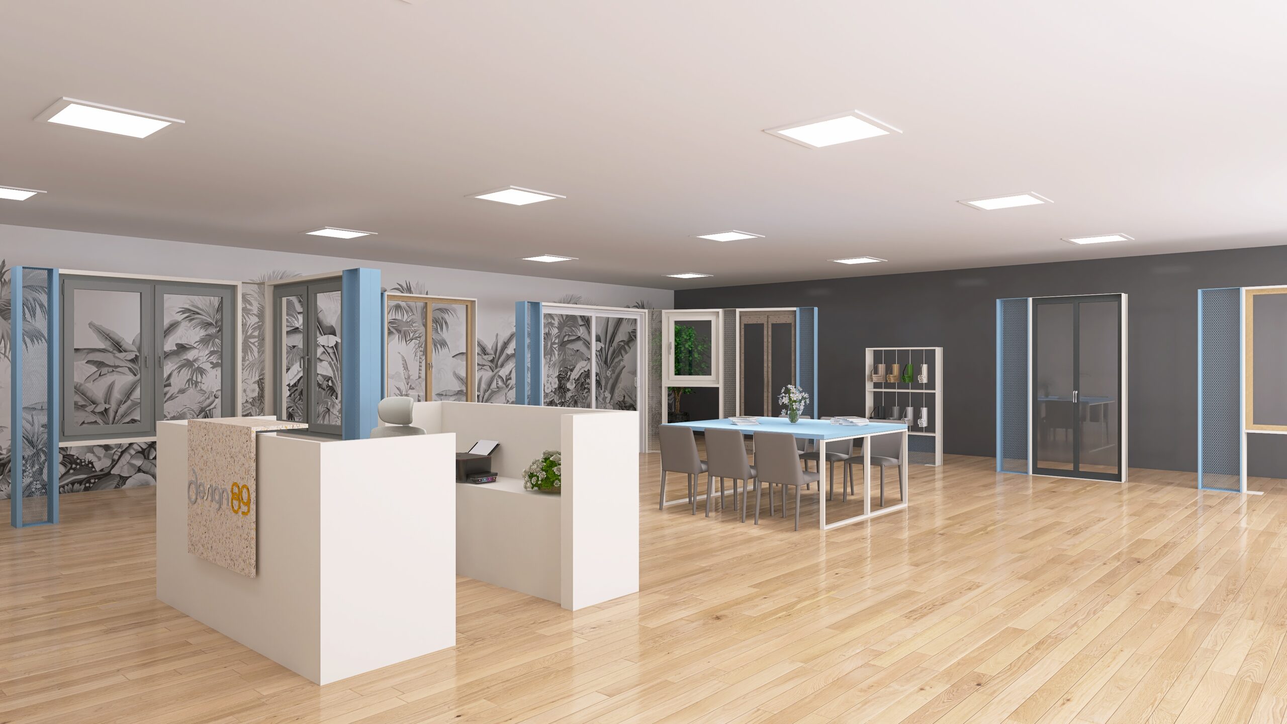 Design89 arredo negozi porte e finestre