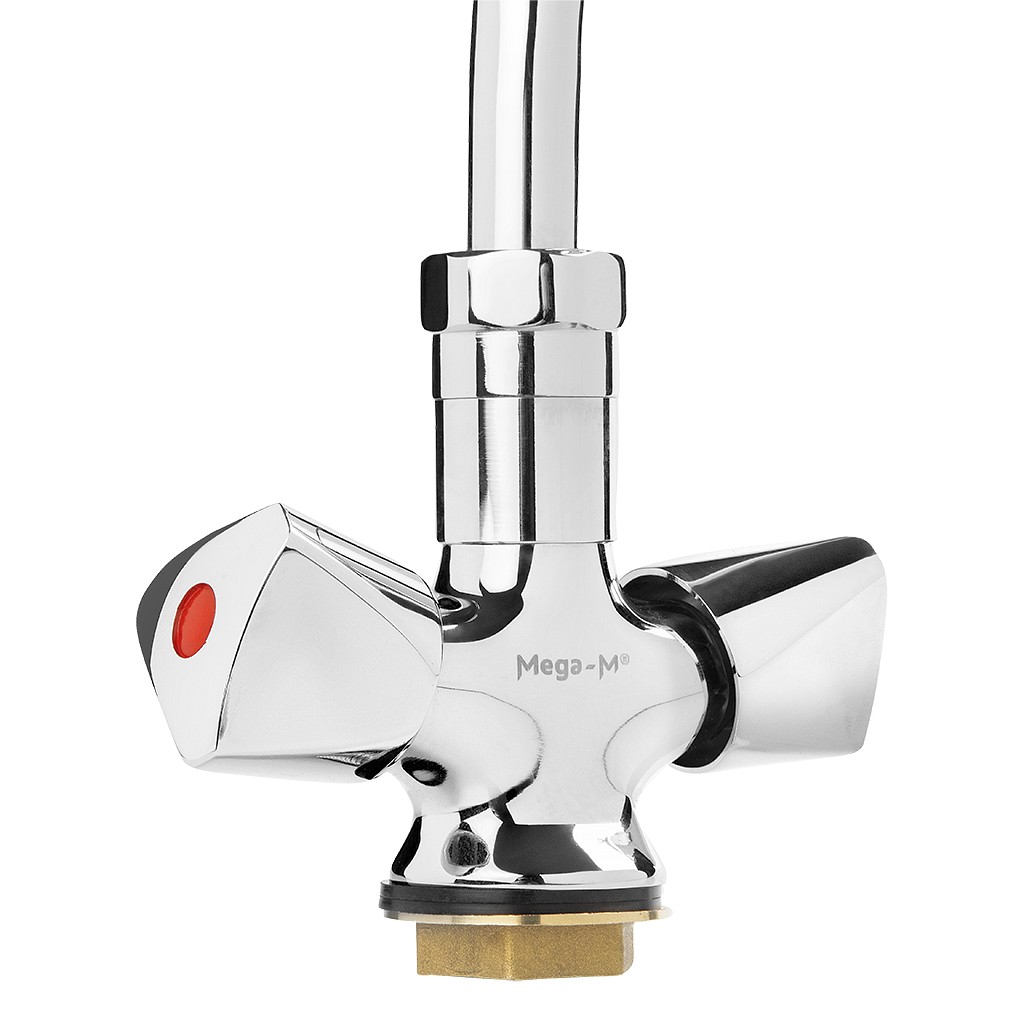 Mega-M 25,4 cm Rubinetto Lavabo Gastronomia Ottone