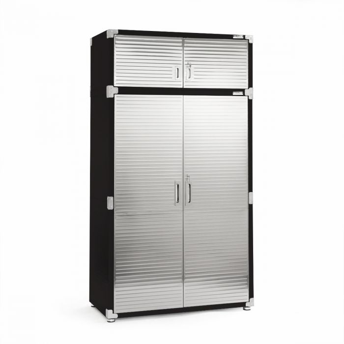 Seville Classics UltraHD Armadio Metallo 2 Pezzi Granite