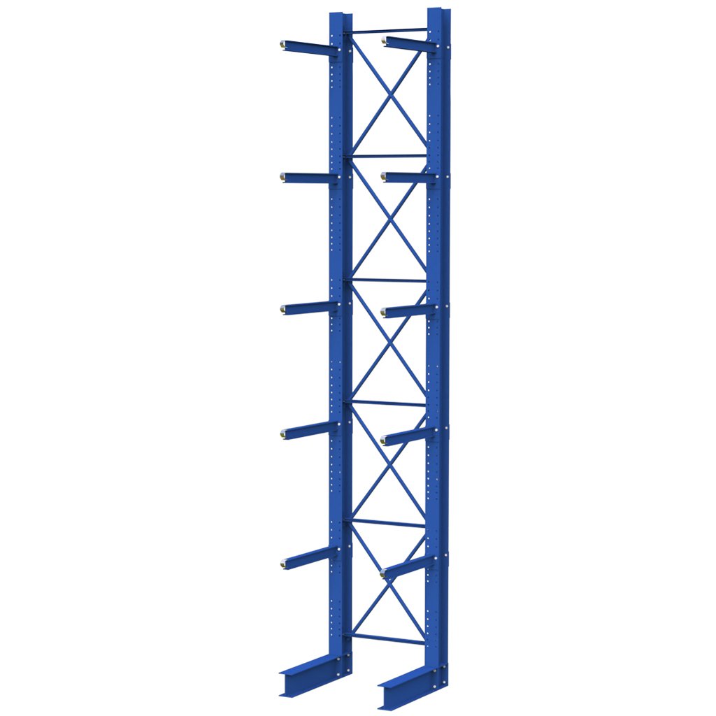 Stow scaffale cantilever monofrontale H750 braccio 120cm 2 moduli