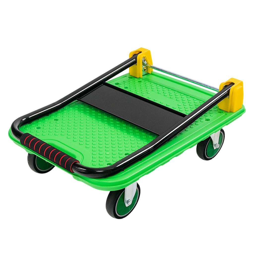 FORKBERG carrello piattaforma pieghevole 300 kg verde