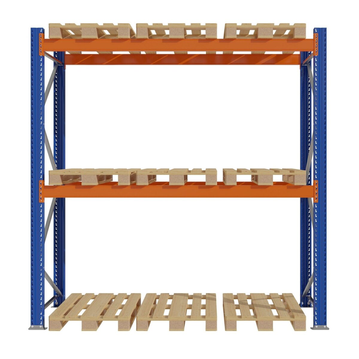 Stow 0+2 scaffale portapallet L 295 H 300 cm base 1000 kg