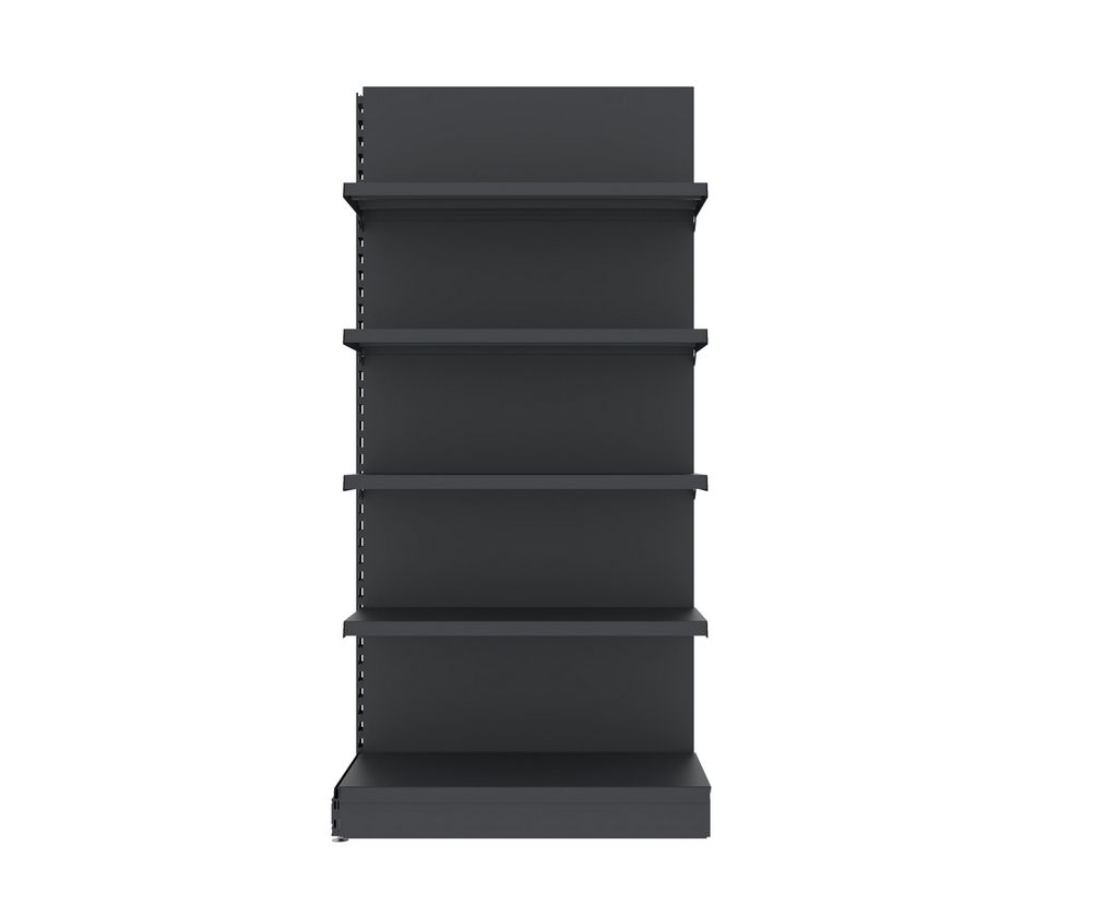 Mega-M Merkury II Scaffale negozio a parete grafite 210x101,5 cm
