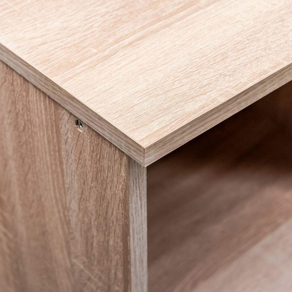 Mega-M 50x50x50 mobile porta cestini rovere sonoma