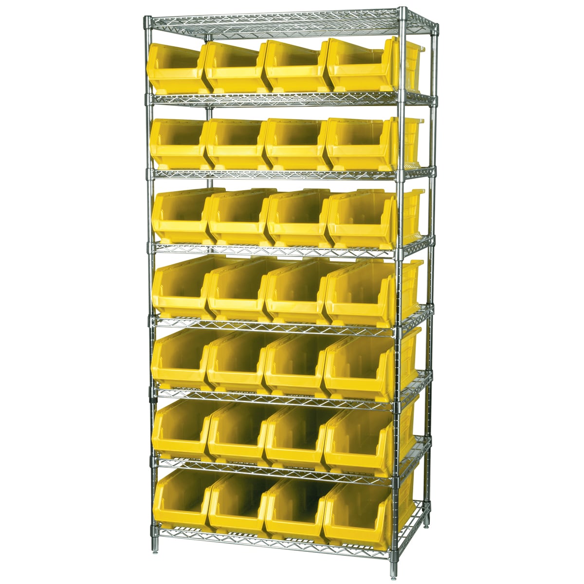 Akro-Mils AWS24360284 scaffale filo 8 ripiani 28 contenitori