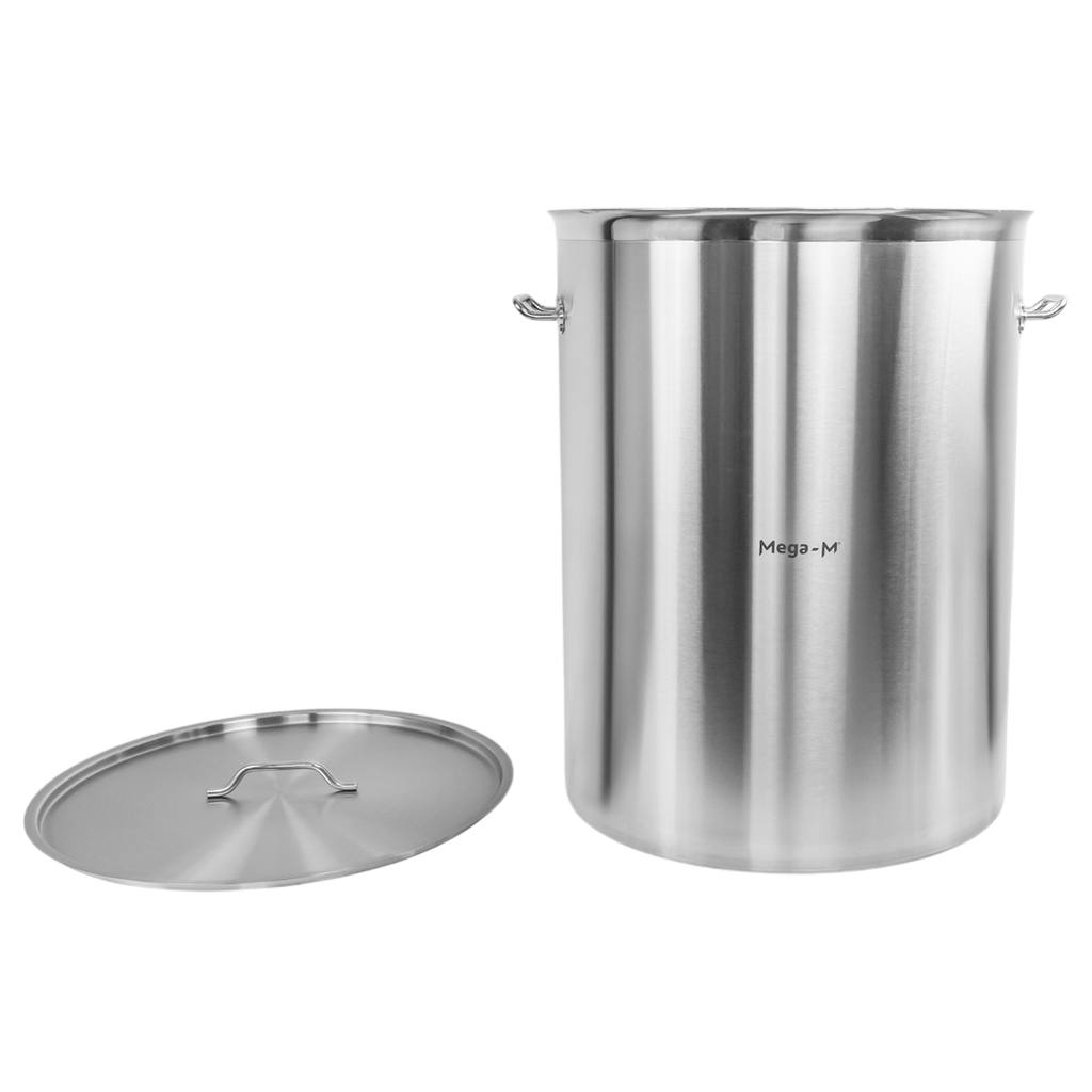 Mega-M Pro Pentolone alto inox 225L 60x80 cm con coperchio