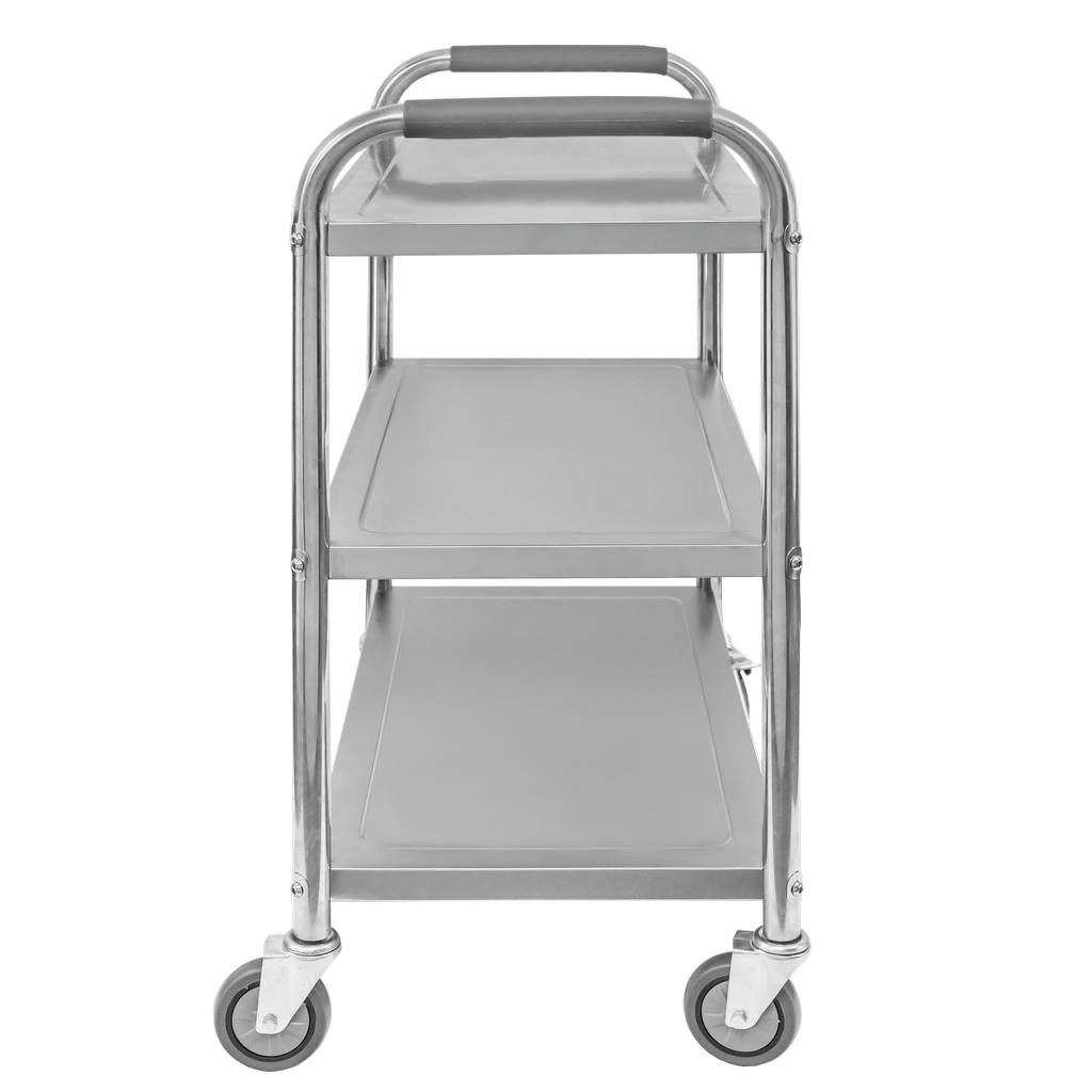Mega-M Standard carrello di servizio inox 3 piani