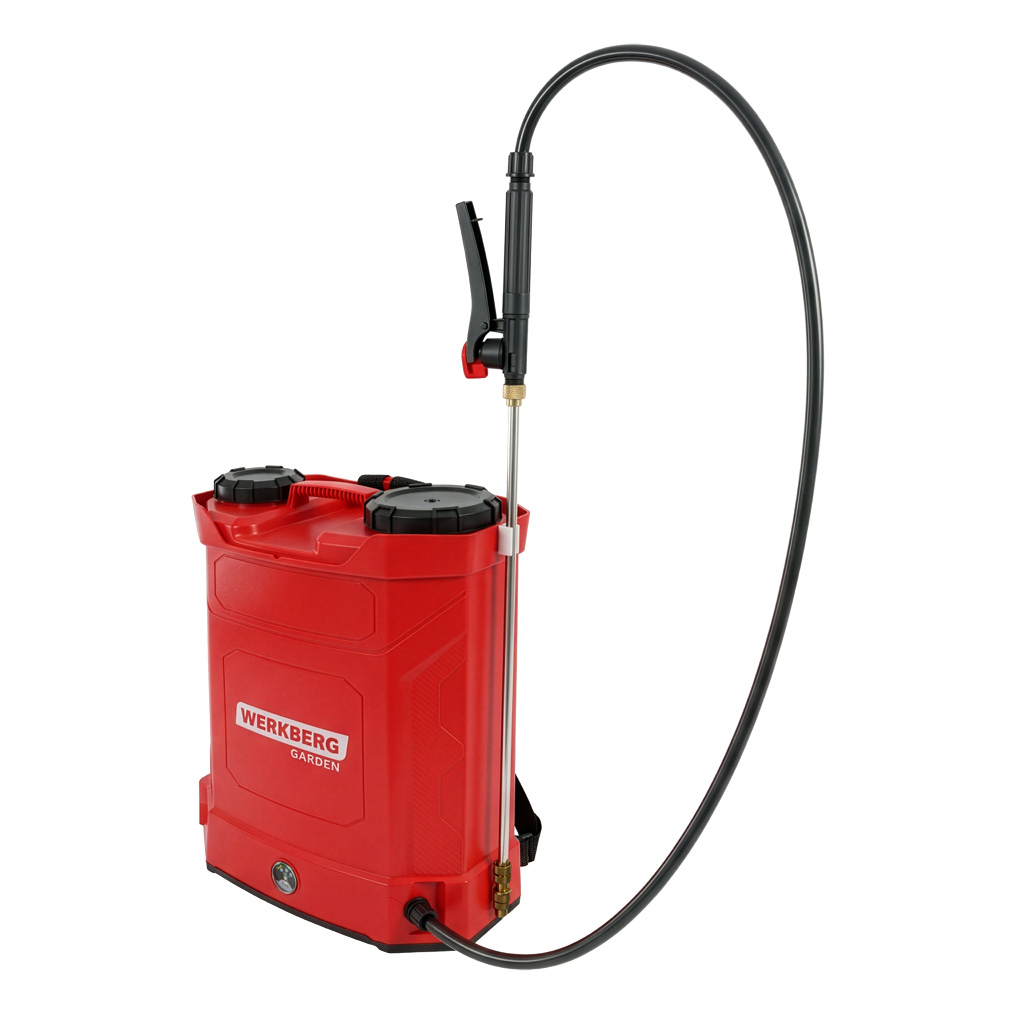 Werkberg Garden 16L pompa irroratrice a batteria a zaino