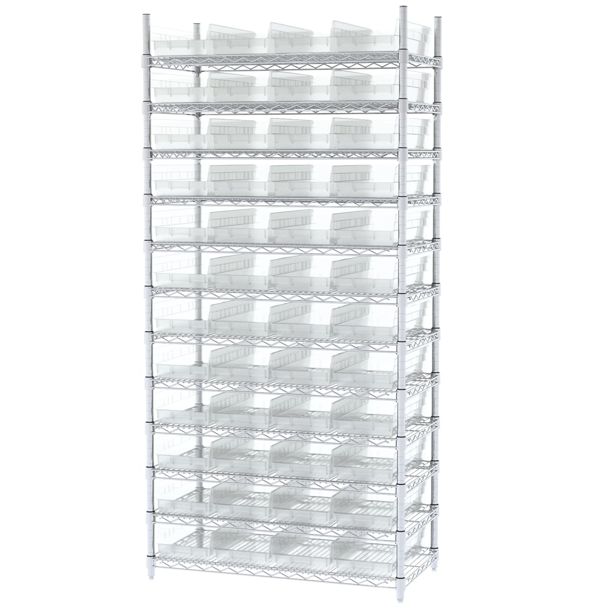 Akro-Mils AWS183630158 Scaffale Filo 48 Contenitori