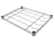 Agosistem Filo Cromato piano portabottiglie 120x45 cm
