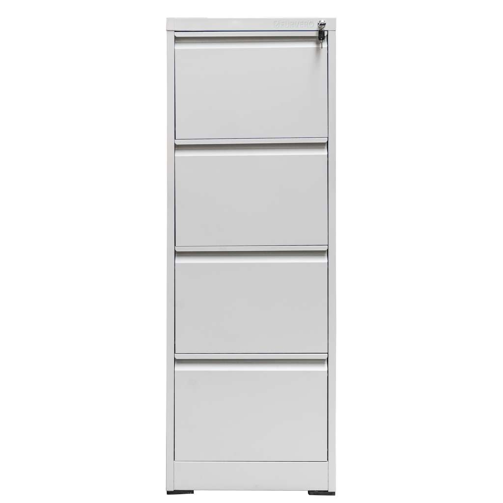 Furvero W4S S/S Schedario metallo 4 cassetti 62x45x134