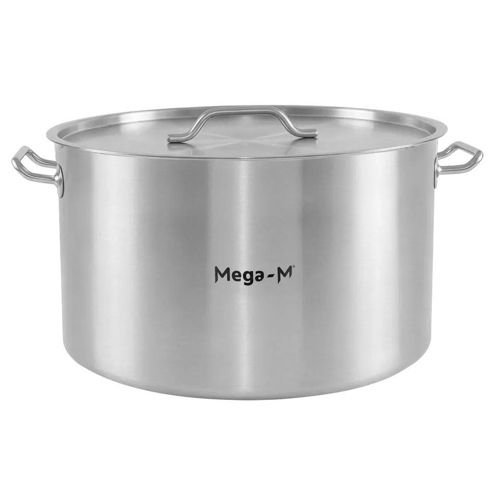 Mega-M Standard pentolone inox 58L 50x30 con coperchio
