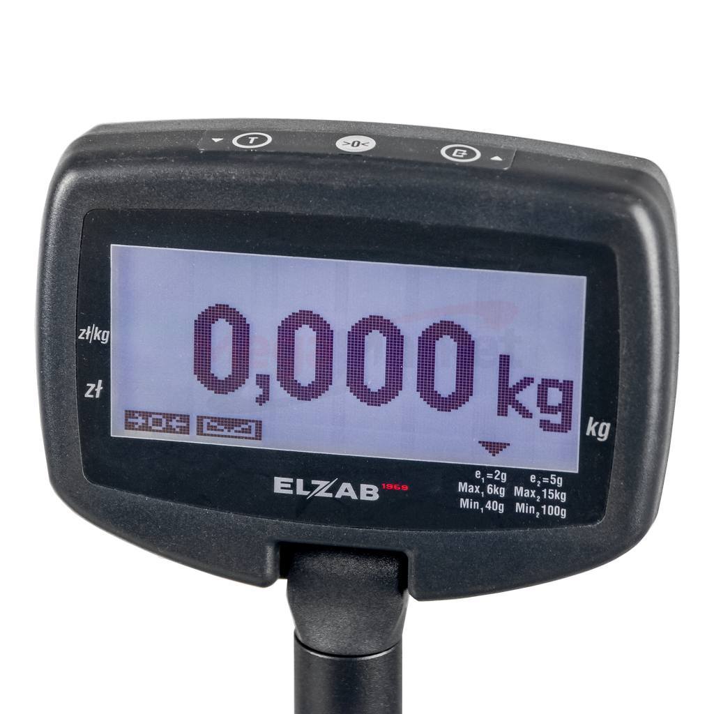 ELZAB Neptun 2 CAT27 bilancia da banco 15 kg scanner