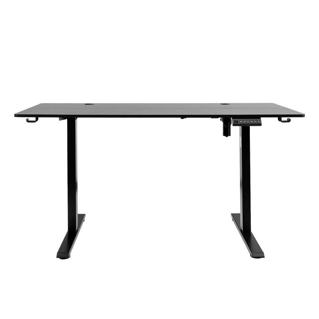 Furvero scrivania elettrica regolabile nera 140x60 cm