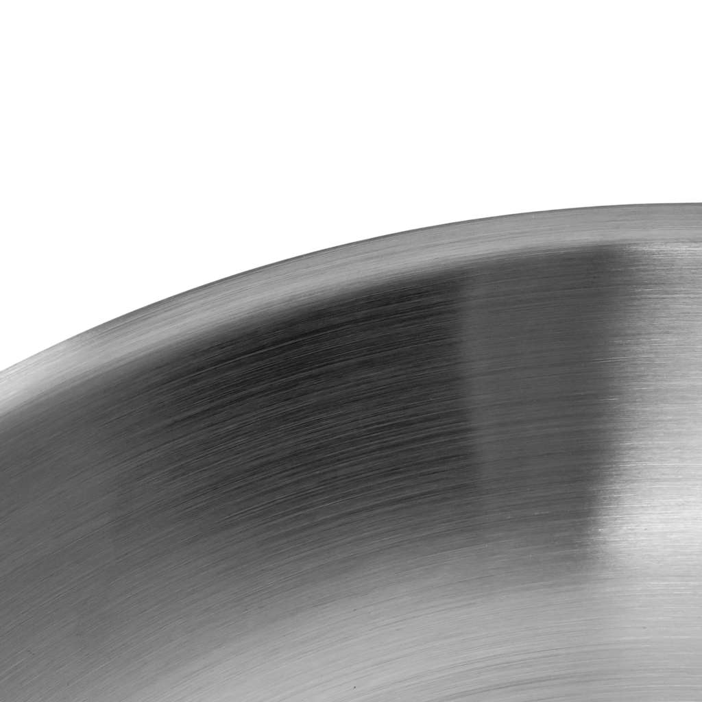 Mega-M Padella Acciaio Inox 28 cm Fondo Sandwich Induzione