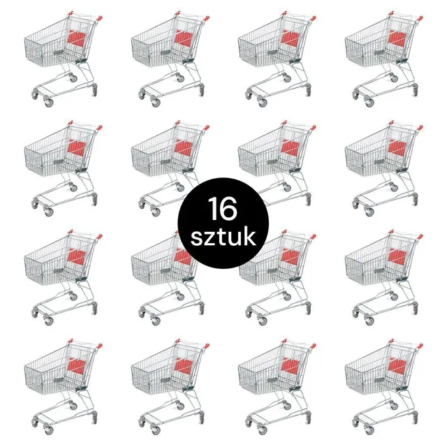 Marsanz CASCP08002 carrello spesa 80 L set 16 pezzi
