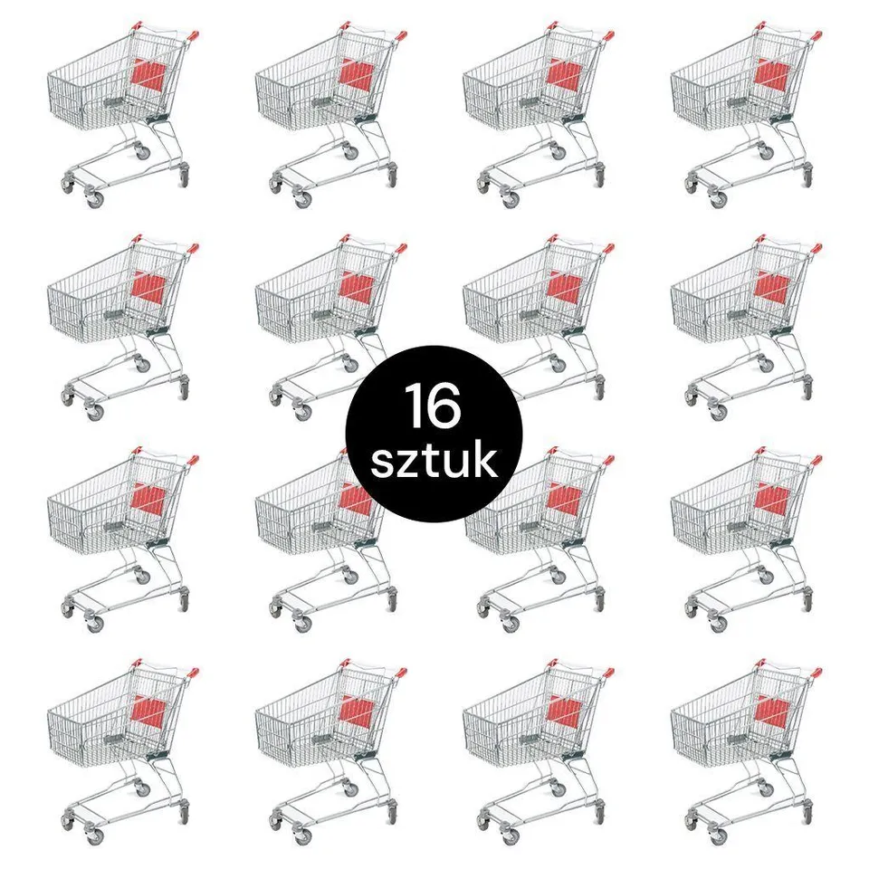 Marsanz CASCP08002 carrello spesa 80 L set 16 pezzi