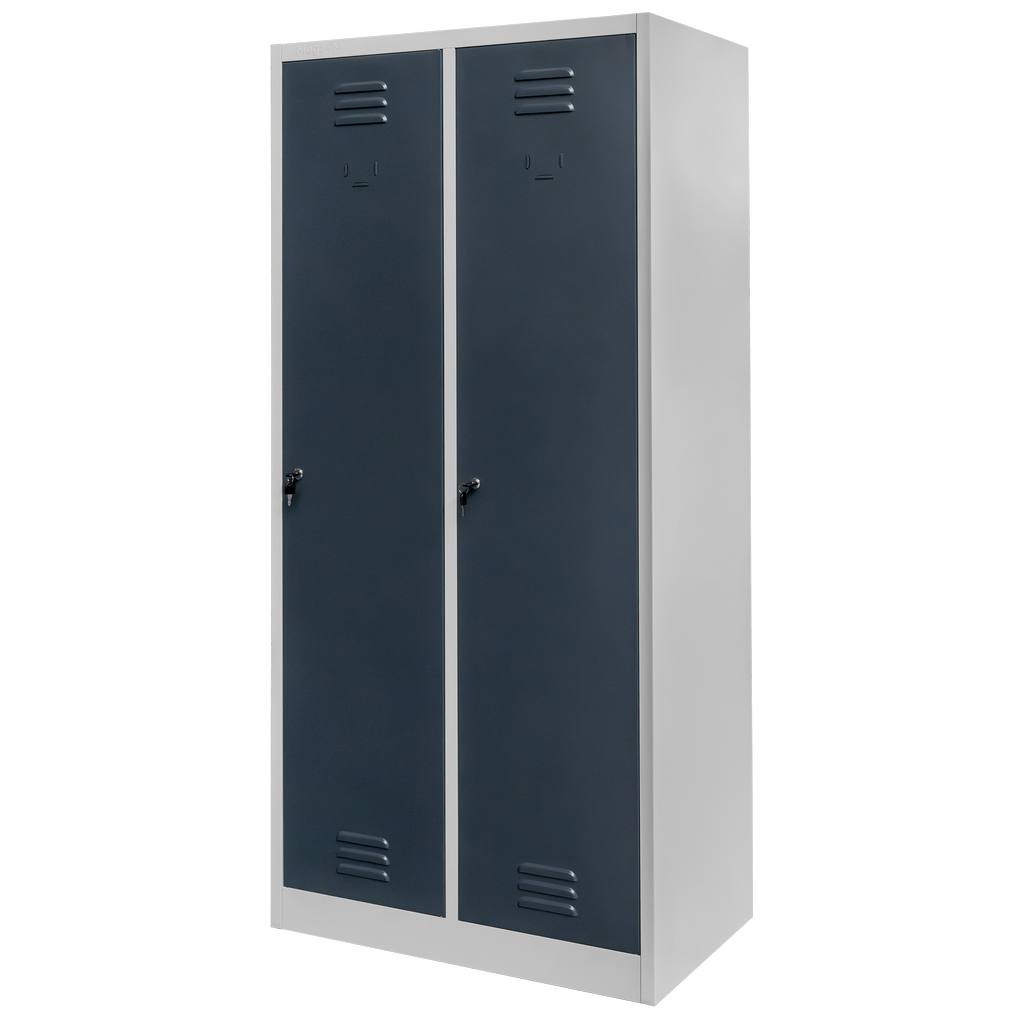 Mega-M armadio spogliatoio 2 ante L80 cm grigio grafite