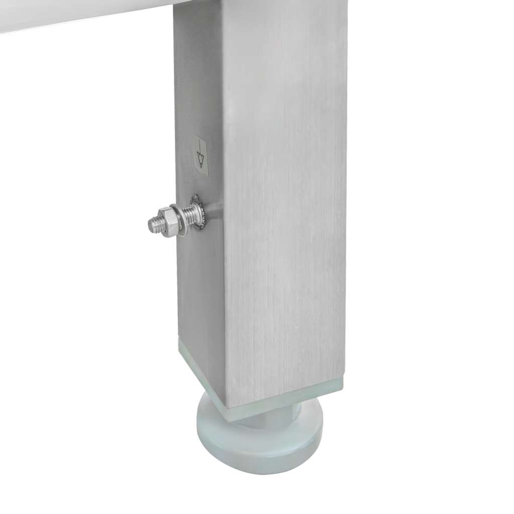 Mega-M 180x60x85 lavello inox vasca a sinistra con ripiano