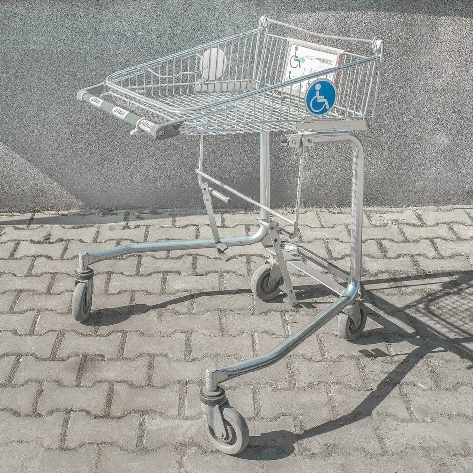 Wanzl S-85 carrello spesa per disabili agganciabile