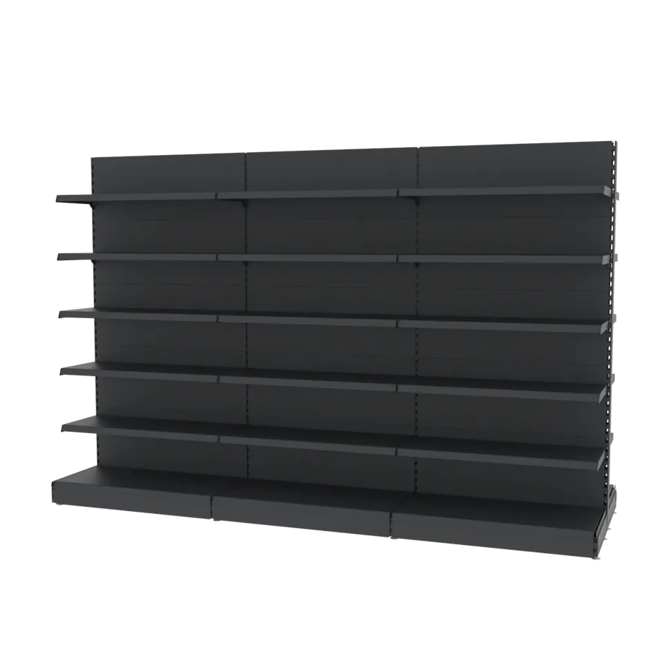MAGO Gondola H-210 L-303 Scaffale Negozio Grafite 120 kg