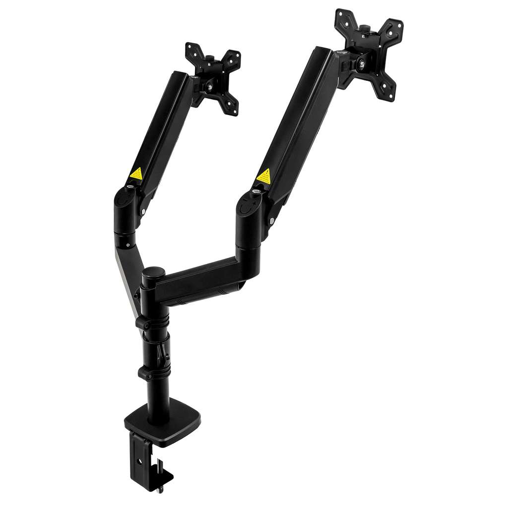 Furvero HK002 supporto monitor doppio 22-32 pollici nero