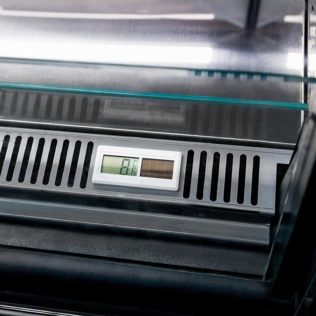 Mega-M Rosa E375K Banco Frigo Nero Remote