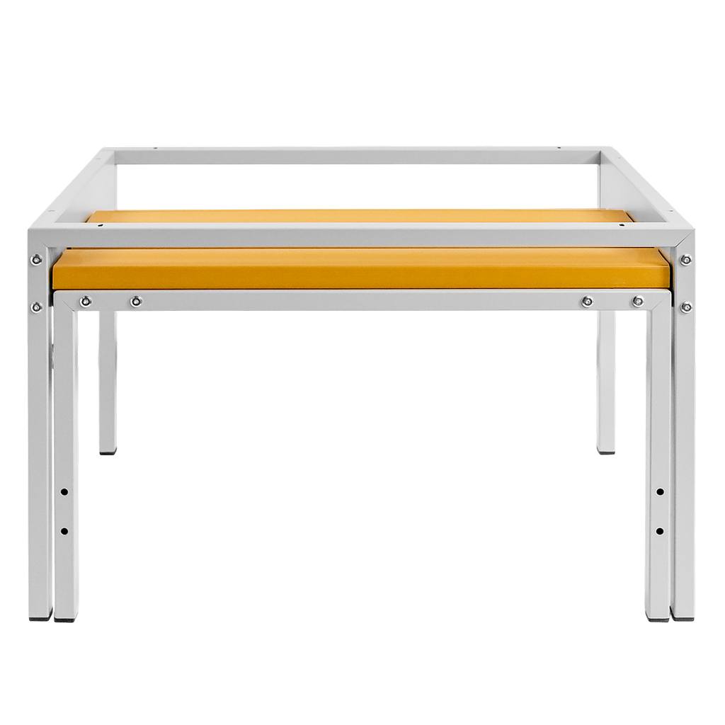 Mega-M base 80x80x43 panca WPC estraibile spogliatoio