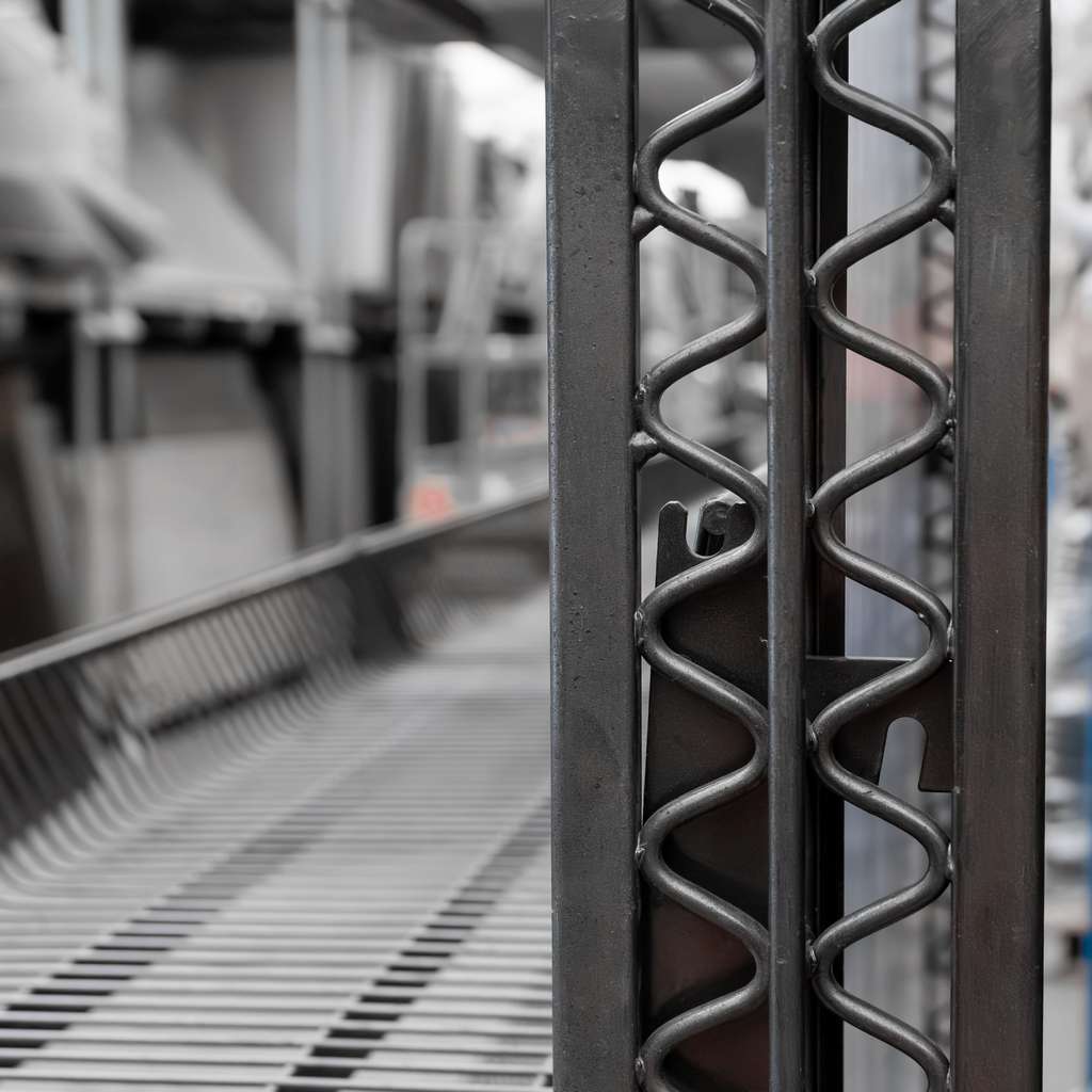 Wanzl Wire-Tech scaffale negozio a parete 195x103 aggiunta