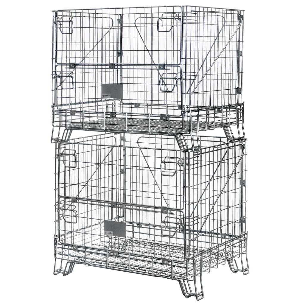 Mega-M Gitterbox 114x84x98 contenitore rete pieghevole 800 kg