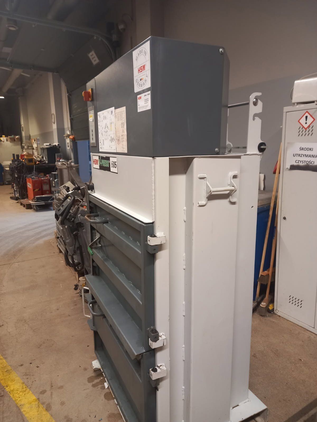 HSM V-Press 605 pressa balle 1,5 kW 400 V anno 2008