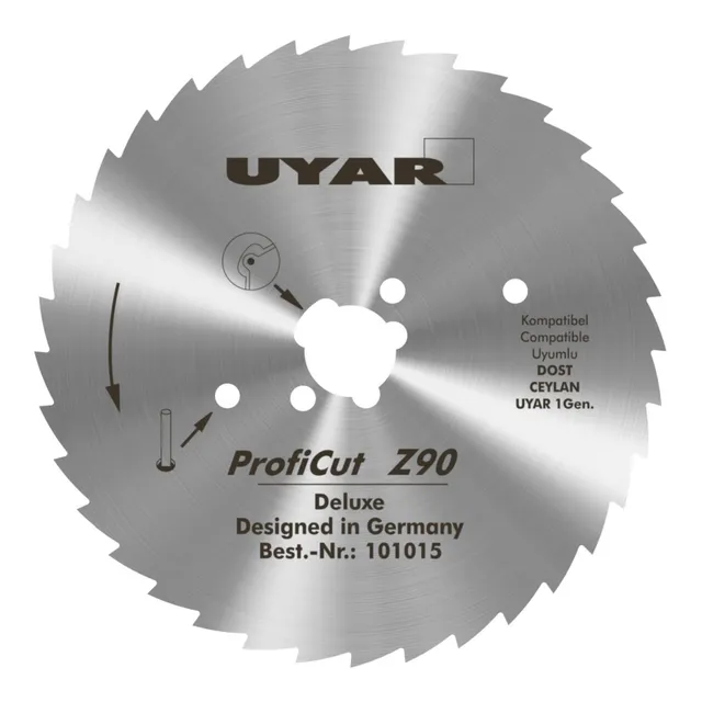UYAR ProfiCut Z90 Deluxe lama dentata 90 mm kebab