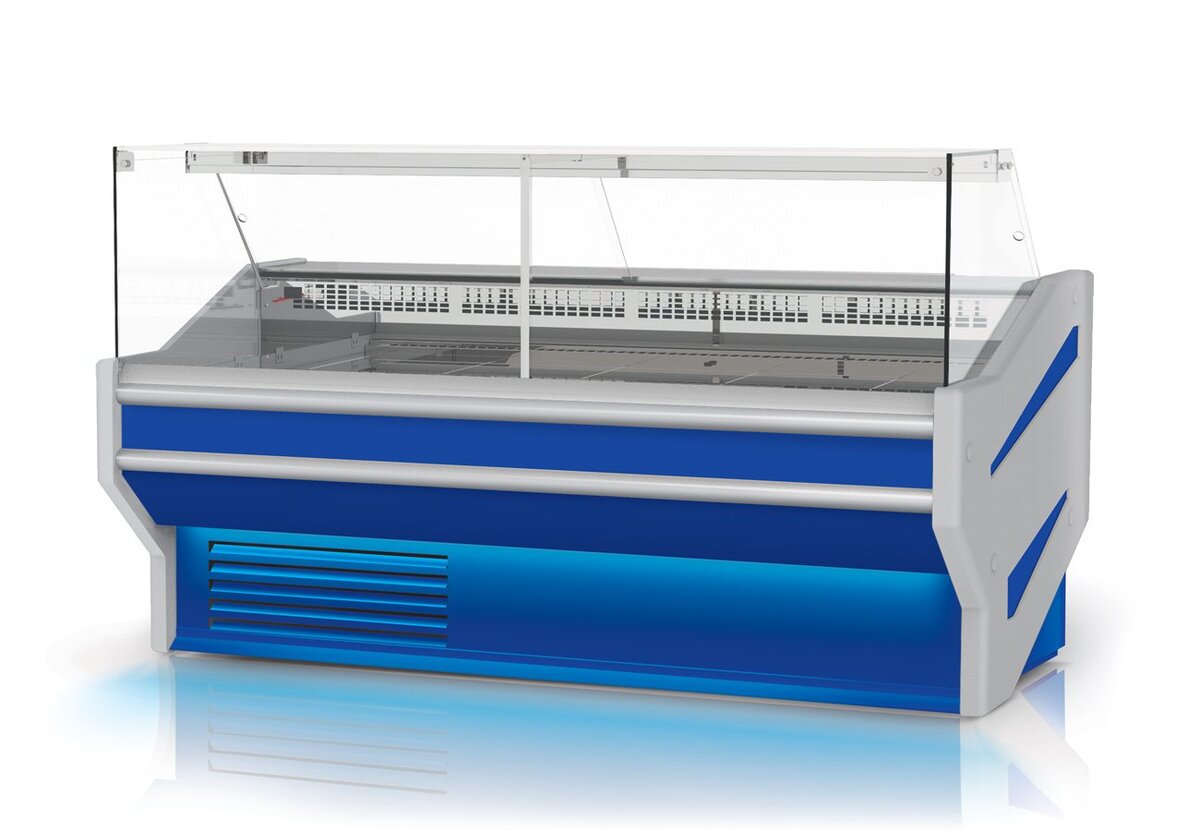 Rapa L-F 202/107 Banco frigo carne vetro dritto