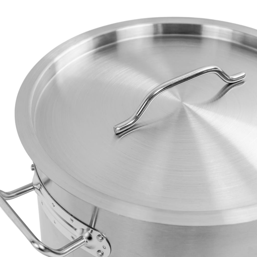 Mega-M Standard pentola inox alta 25L 32x32 cm con coperchio