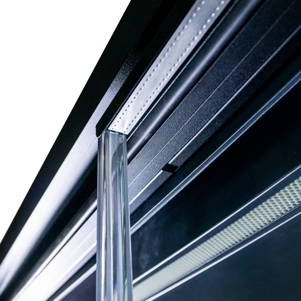 Mega-M Hugo Plus scaffale refrigerato vetro 131 cm interno