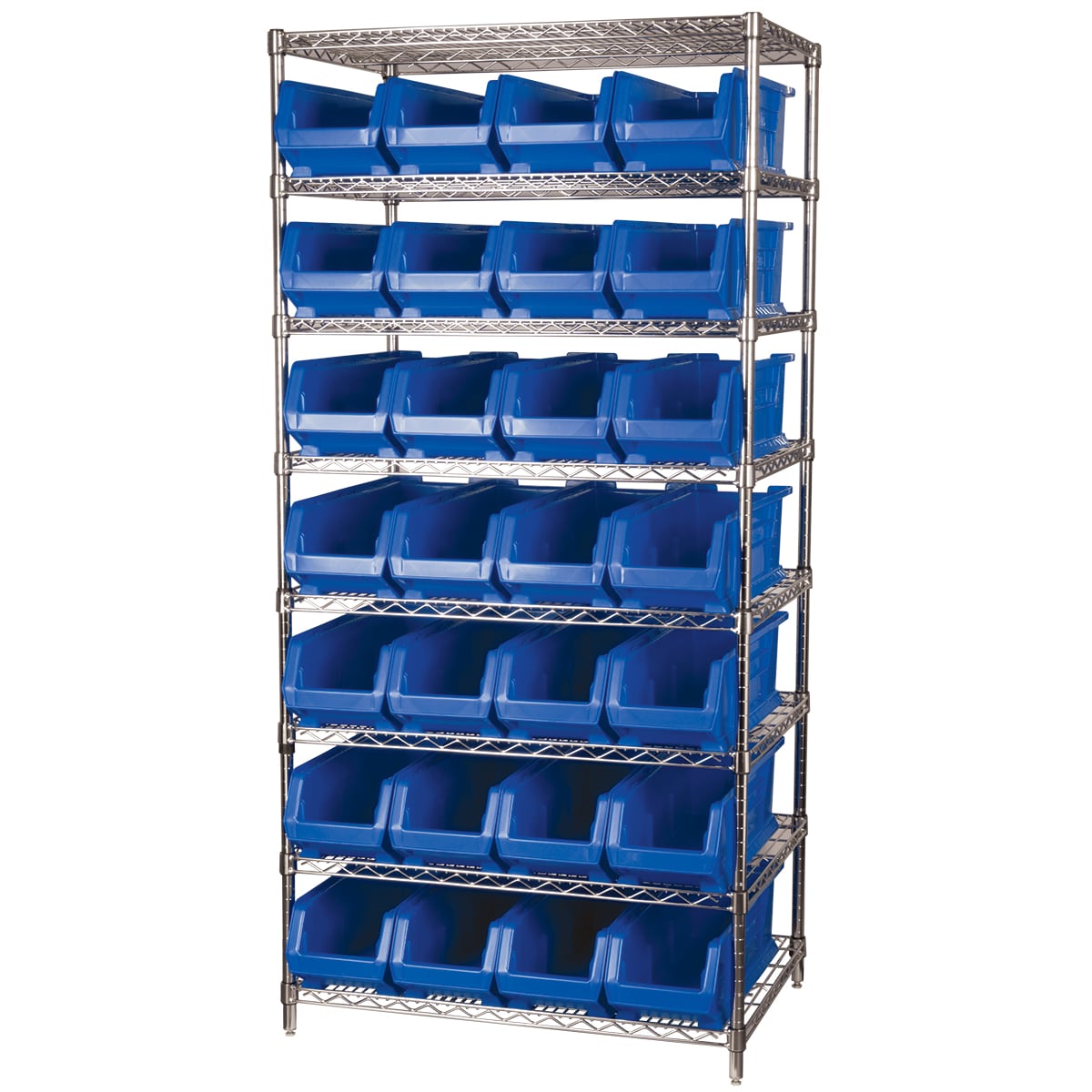 Akro-Mils AWS24360284 scaffale filo 8 ripiani 28 contenitori
