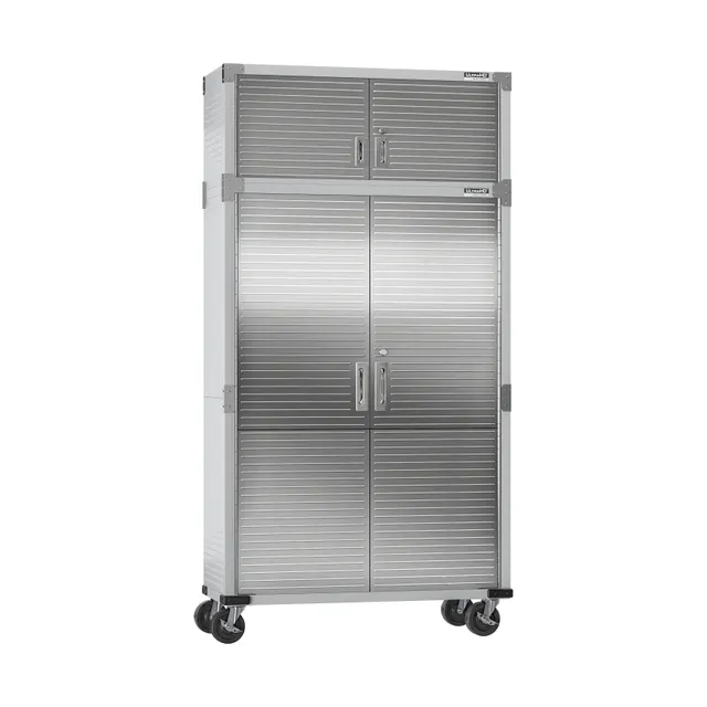 Seville Classics UltraHD UHDK20510 set 2 armadi acciaio granito