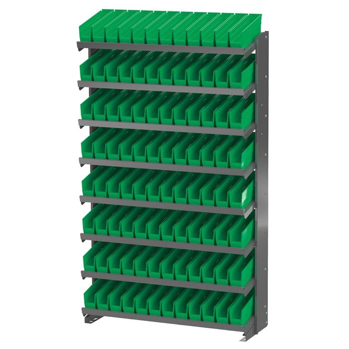 Akro-Mils APRS110 scaffale portabin monofrontale 60"
