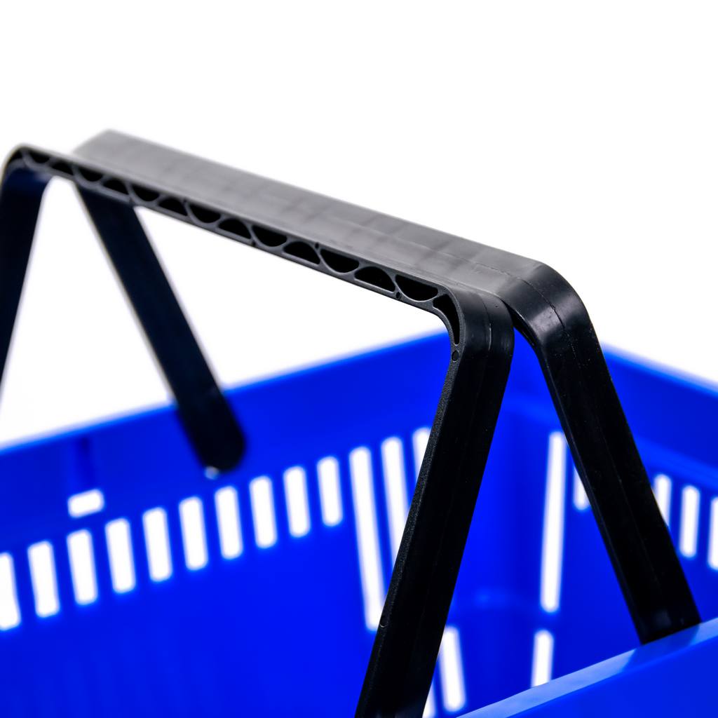 Mega-M cesto spesa blu cestino plastica 22 L