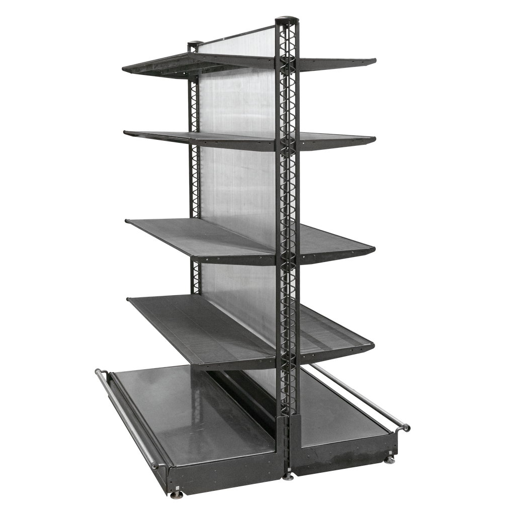 Wanzl Scaffale da negozio bifacciale H-195 8 ripiani
