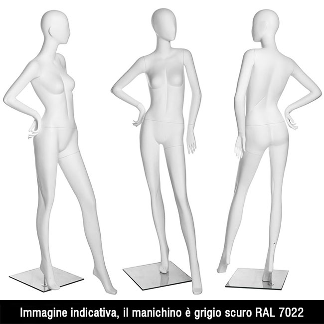Agosistem Sophie 01 manichino donna grigio scuro