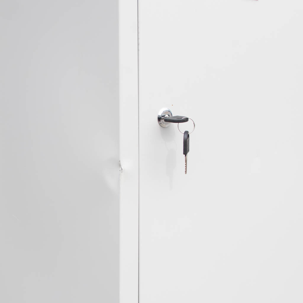 Mega-M S-80 Armadietto Spogliatoio 4 Ante Grigio