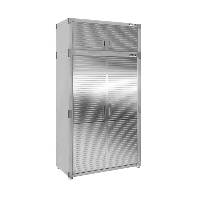 Seville Classics UltraHD UHD16238B armadio acciaio granito 2 pezzi
