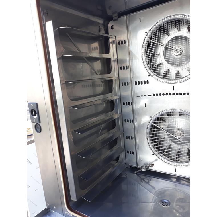 WIESHEU Euromat 64L forno a convezione vapore con base carrello