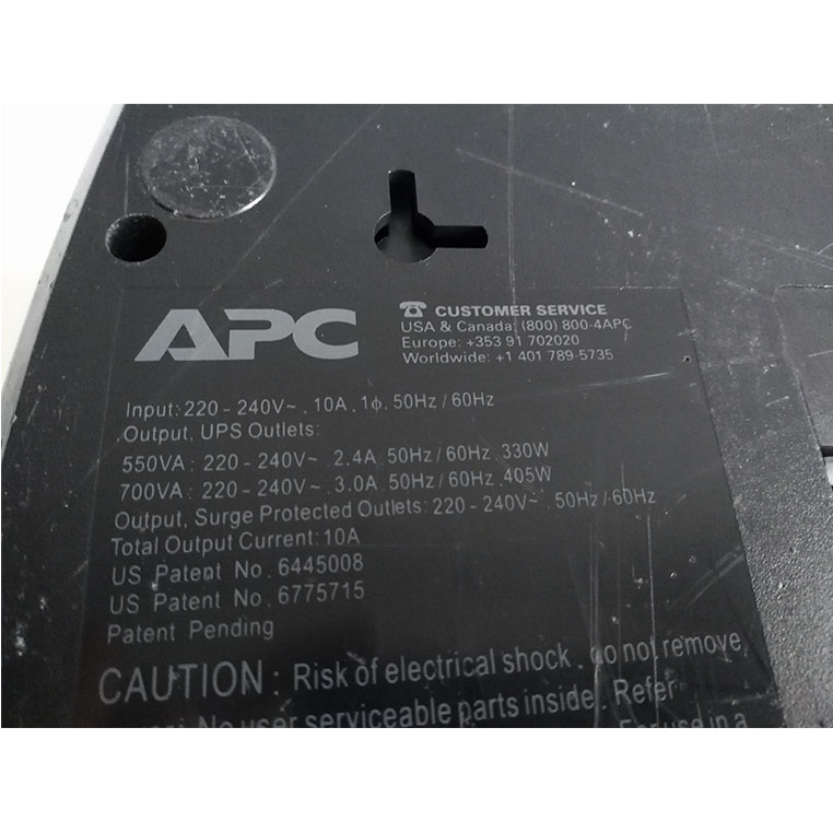 APC Back-UPS ES 550 UPS gruppo continuita senza batteria
