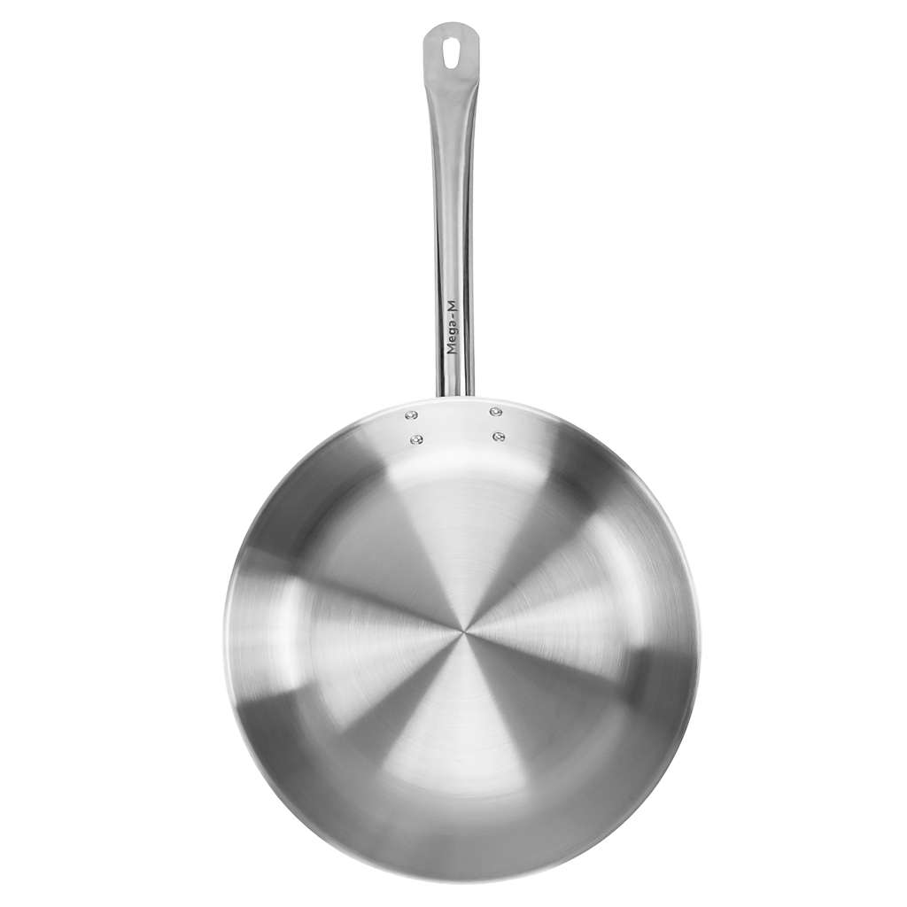 Mega-M Ø 30 cm padella inox triplo fondo induzione