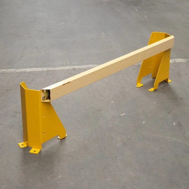 Paracolpo frontale scaffale portapallet 110 cm acciaio giallo