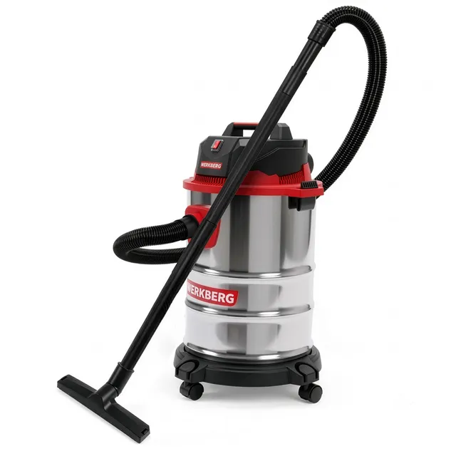 Werkberg ODKTB102 Aspirapolvere Industriale 20L 1200W Wet&Dry