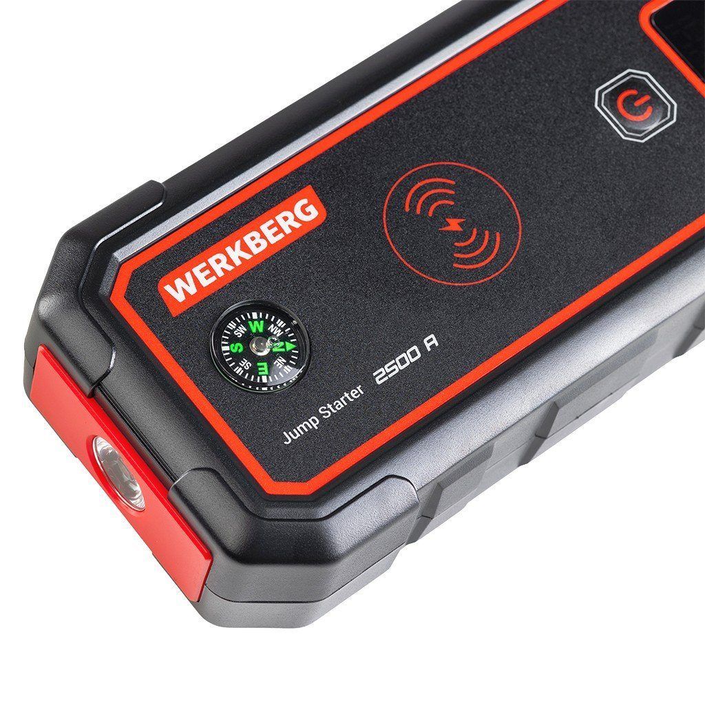 Werkberg AL005 avviatore batteria 23800mAh 2500A wireless